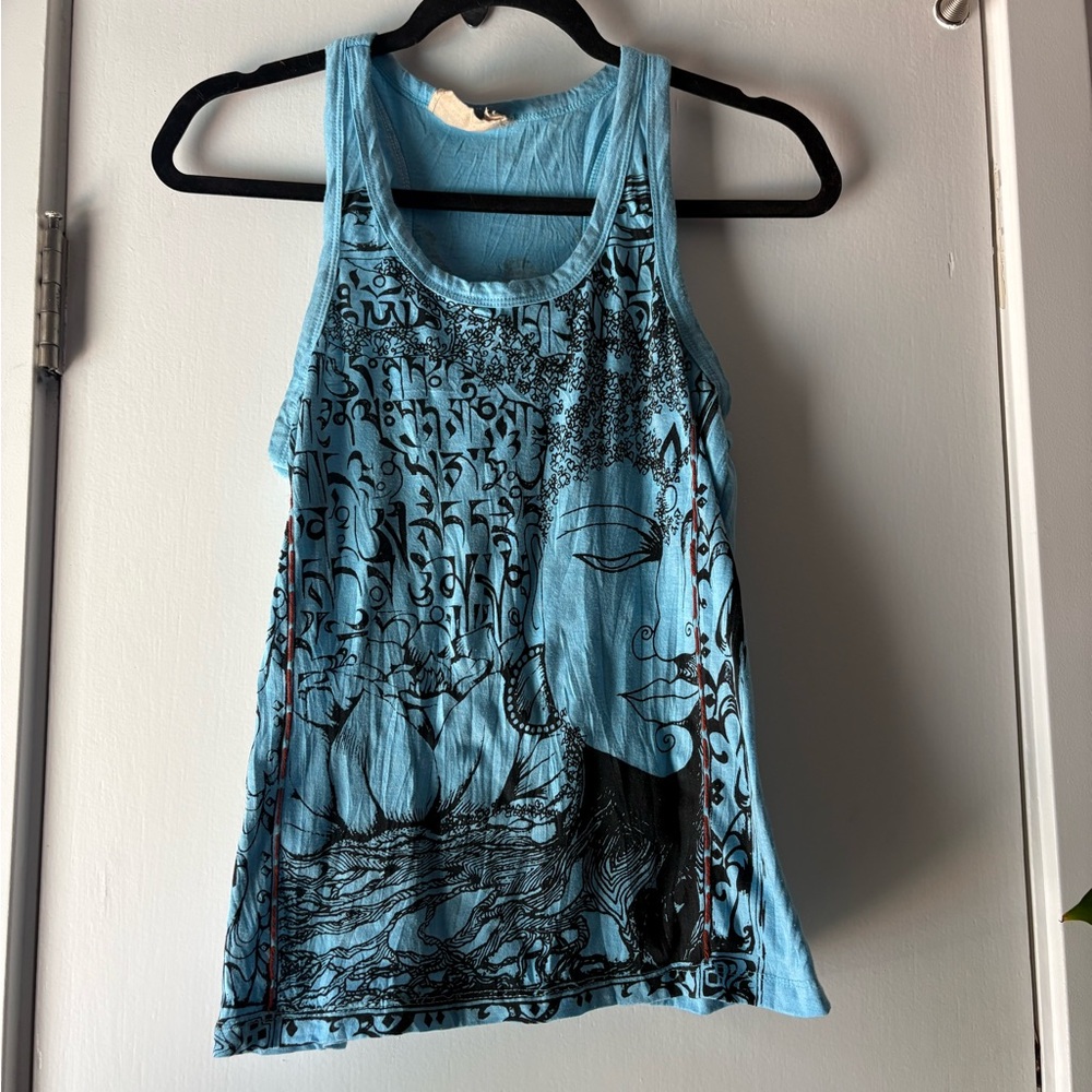 Aqua Graphic Women's Tank Top